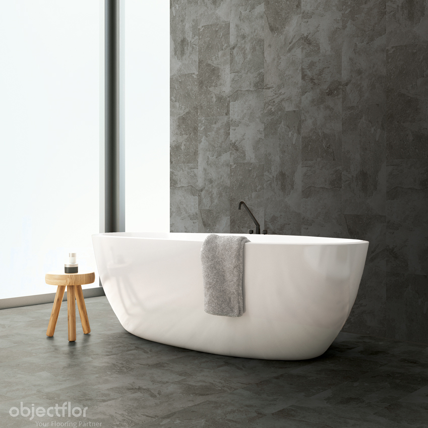 Designbeläge im Bad